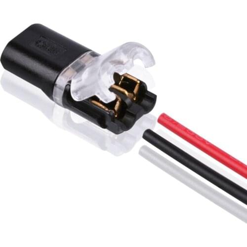 10PCS H-shaped Quick Wire Connector Cable Clamp Terminal Block Spring LED Solderless Connector