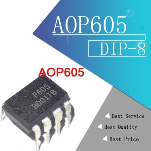 10pcs P605 AOP605 DIP-8 LCD power management chip integrated circuit