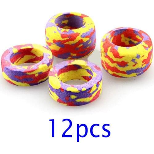 12Pcs Foam Tires For Tamiya Mini 4WD Car Model Small Diameter Front Narrow/Rear Wide Sponge Tire Spare Parts