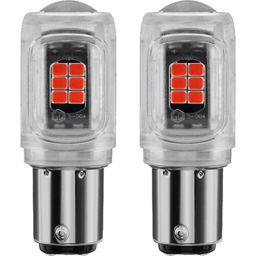 2pcs P21W LED PY21W BA15S BAU15S for LADA DRL P21/5W 000LM Car Light Bulb BAY15D 1157 Red White 1156 Daytime Running Tail Lights