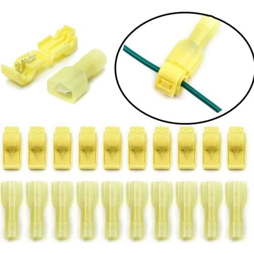 30PCS Wire Cable Connectors Terminals Crimp Scotch Lock Quick Splice Electrical Car Audio 12-10AWG 4.0mm