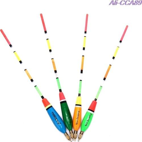 5Pcs/lot Fishing Float Barguzinsky Fir Floats Float 3+2g/4+2g/5+2g/6+2g Mix Color For Carp Fishing Fishing Tackles Tools