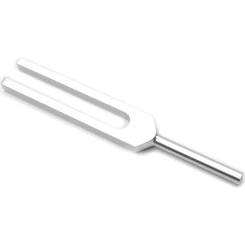 528 Hz Tuning Fork with Silicone Hammer Cleaning Cloth for Healing Relaxation