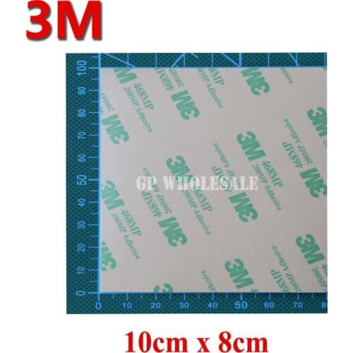 80mm*100mm 3M 468MP Two Sides Sticker for Keyboard Rubber, Foam Phone Panel Thermal Pad ,High Temperature Resist