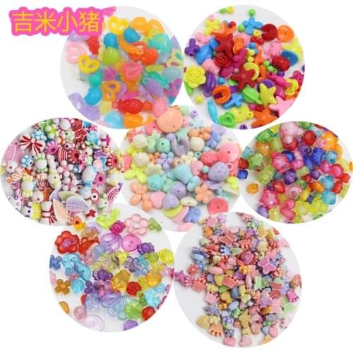 50pcs Beads Toys for Children Girl Gift DIY Orbits Creativity Bracelet/Jewelry Making Baby Kids Lacing Toy Needlework Wholesale