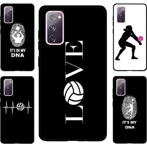 Love Play Volleyball For Samsung S20 FE S8 S9 S10 S10e S21 Case For Galaxy Note 20 Ultra Note 10 Plus Coque