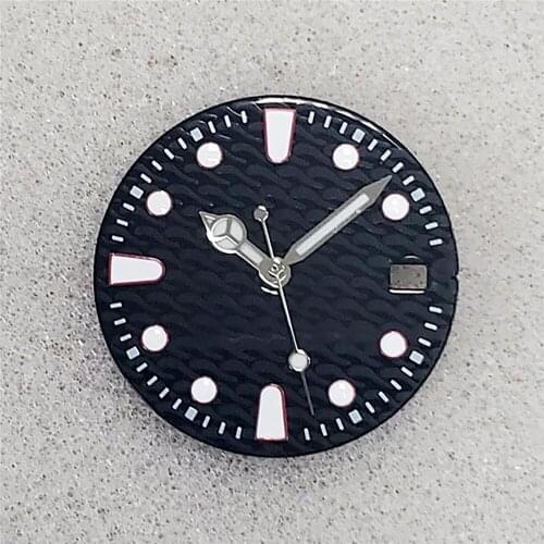 29mm 4 Pin Watch Dial with Watch Hands for ETA 2836/2824 for Mingzhu 2813 for Miyota 82 Series Movement Accessories