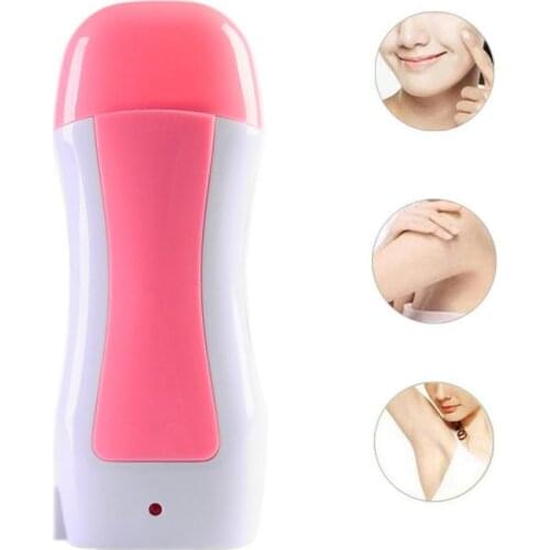 Depilatory Heater Waxing Machine Roll-On Cartridge Hair Removal Set EU Plug Portable Depilation Tool Kit