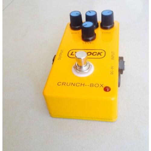 DIY MOD Crunch Box Pedal Distortion Electric Guitar Distortion Stomp Box Effect Amplifier AMP High Gain Bass