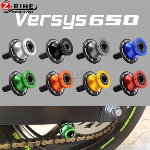 For KAWASAKI Versys 650 ABS 2020 2015 2016 2017 2018 2019-On 8mm Motorcycle Accessories Swingarm Sliders Spools Screw Motorbike
