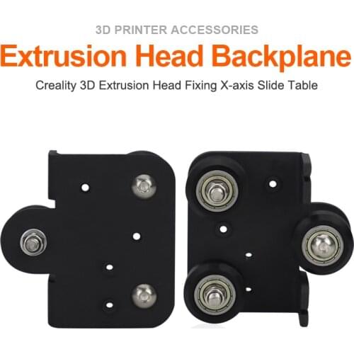 3D Printer Extruder Back Support Plate With bearing Pulley Backplate Kit For Creality Cr-10 Cr-10S S4 S5 Series Ender 3 /3 Pro