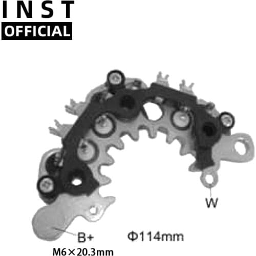 ALTERNATOR GENERATORS RECTIFIER BRIDGE FOR HR762 LR170-758 LR180-766 BP4W18300B BP4W1830-0BC 13788 13895