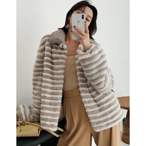 HDHOHR Colored Fur Coats