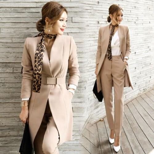IOQRCJV Women's Stylish Trouser Suits
