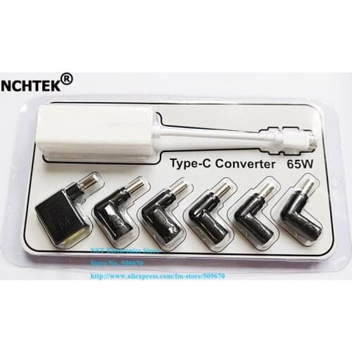 NCHTEK 65W USB-C Type C Power Charging Adapter Converter Cable For Laptop/Free Shipping/1Sets