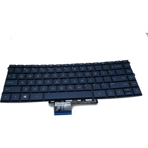 Laptop US Layout Keyboard For HP Spectre X360 Convertible 13-aw0043TU Blue Color