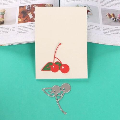 DUOFEN METAL CUTTING DIES S18081011 fruits mango and cherry lace hollow DIY Scrapbook Paper Album 2018 new