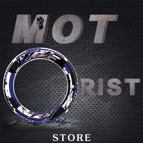 Motorcycle decal fit for FZ1 fz1 Thick Outer Rim Reflective Sticker Stripe Wheel Decals