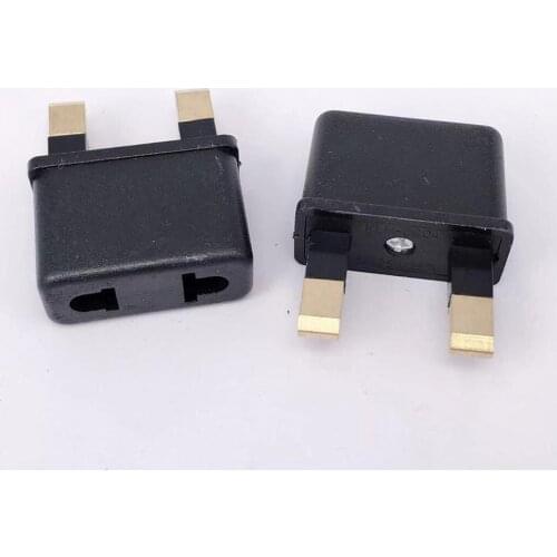 NEW US/AU EU AS Universal Travel Power Adapter Converter Wall Plug To UK United Kingdom 2PIN Travel Wall Power Plug