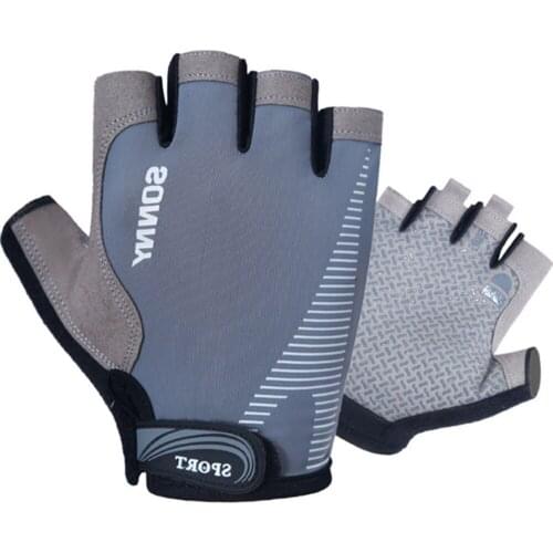 HOT Ice Silk Half Finger Women Men Breathable Gloves Non-slip Fishing Driving Cycling Outdoor Handwear Motocycle Fitness Sports