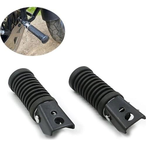 2pcs Black For BAJA Motorcycle Front Footrests Foot Pegs Pedal For Baja Mini Bikes For Baja Heat Mini Baja Warrior