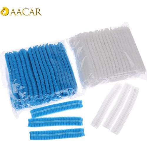Permanent Makeup Hair Net Catering Hat Disposable Microblading Non Woven Fabric Caps Sterile Hat For Eyebrow Tattooing