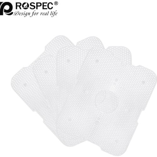 ROSPEC Food Dehydrator PP Material 4 Layer Drying Rack Mesh Trays Food Grade Material For Fruit Meat Size 29.0CM*23.5CM*0.1CM