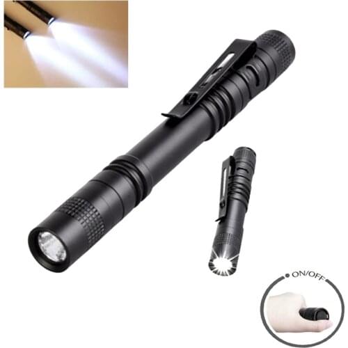 Pen Light Mini LED Flashlight 1 Switch Mode Night Walking Light Suitable for Car Maintenance Flashlight Dentist Lighting