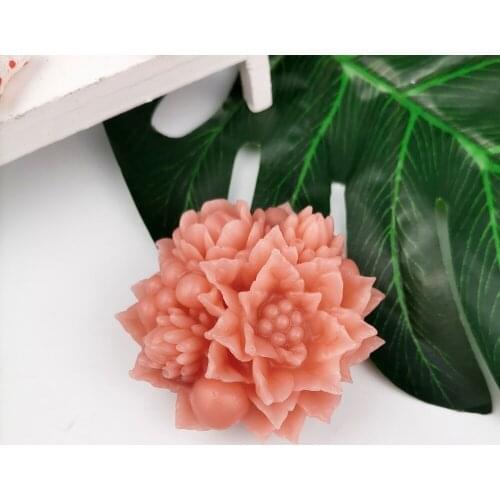 3D Flowers Shape Silicone Mold Cake Chocolate Candle Soap Mould DIY Aromatherarpy Household Decoration Craft Tools