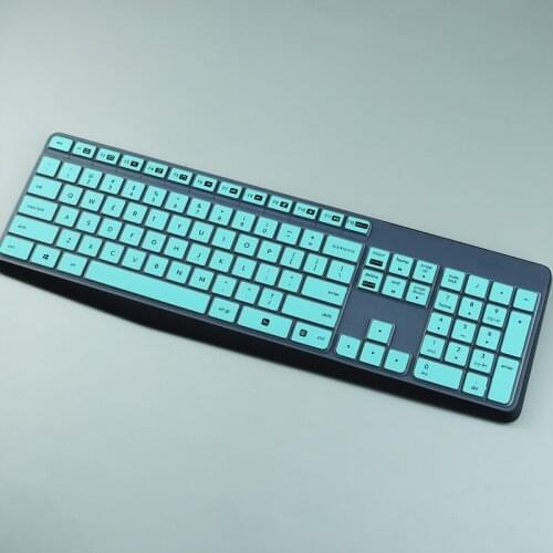 Silicon Desktop keyboard Cover Protector skin For Logitech MK315 K375S MK235 K235