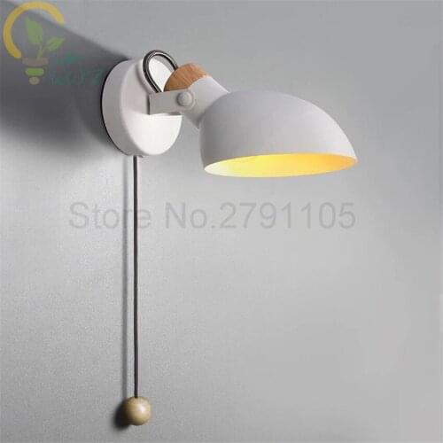 Nordic 2 Style Led Wall Lamp for Living Room Bedroom Bedside Originality Aisle 180 Degrees Up and Down Adjust Wall Light