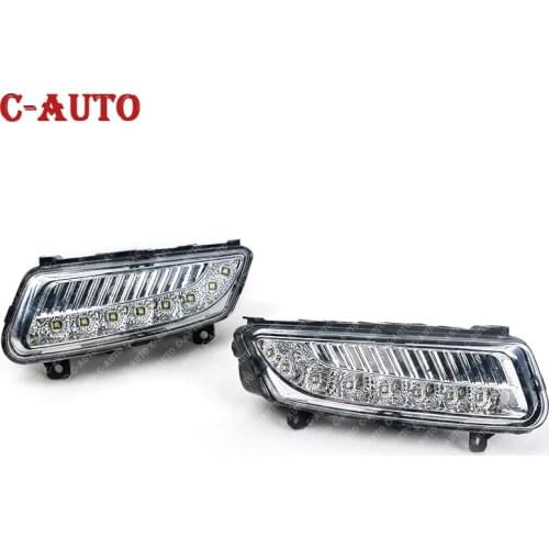 Car LED front fog lamp DRL For VW Volkswagen Polo MK8 6R 2011 2012 2013 front bumper lamp light 6RD 941 699 6RD 941 700