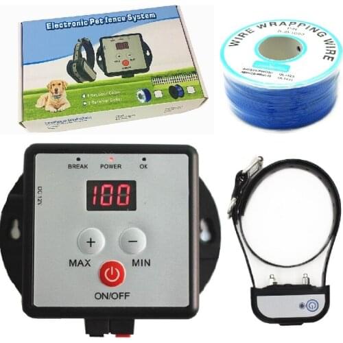 Waterproof Electronic Dog Pet Fencing System X-881Rechargeable and Waterproof Receiver Training Collar Accessories