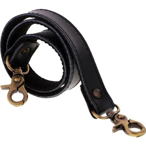 High Quality Genuine Leather + Canvas Bag Handle Handbag Strap Replacement 60cm