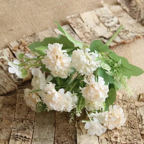 10pcs/Lot Artificial Flowers For Home Autumn Decoration Fake Dried Flowers Stamens High Quality In Batch Artificial Plant ZJH049