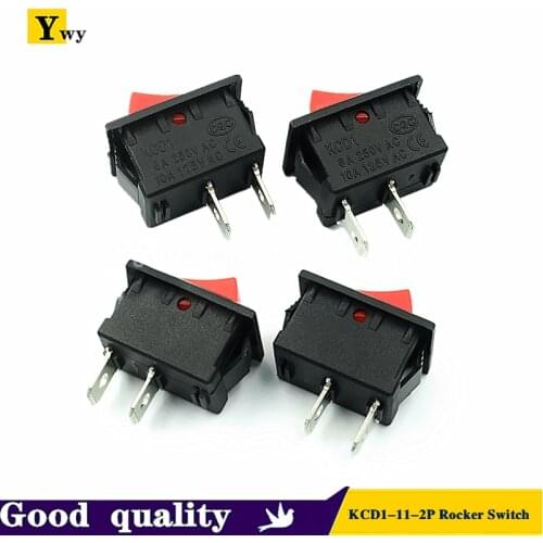 10PCS/LOT Rocker switch KCD1-11-2P Boat switch Button switch
