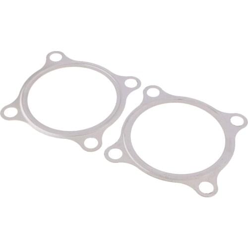 2 Set 4 bolt flange exhaust manifold turbo turbine gasket for universal car