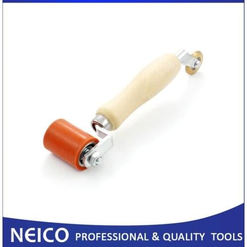 Free Shipping, Combo Seam Rollers Of Silicone Pressure Roller With Brass Penny Roller