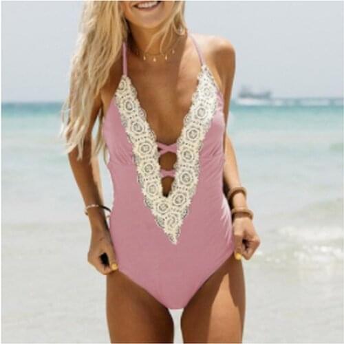 One Piece Swimsuit 2021 Sexy Swimwear Women Bathing Suit Swim Vintage Summer Beach Wear Print Bandage Monokini Swimsuit