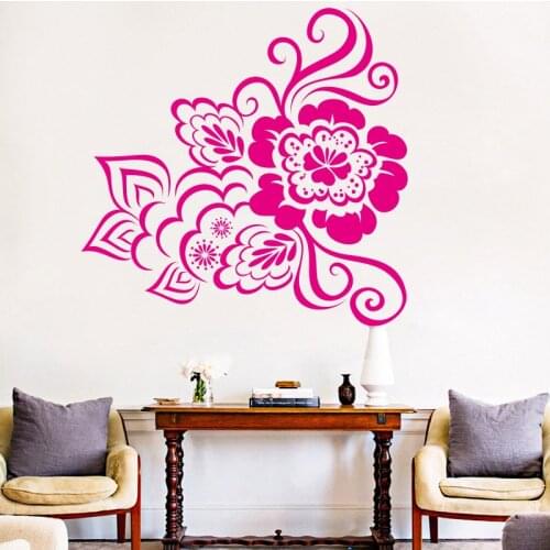 COCOPLAY Wall Sticker Flower Home Decoration Accessories for Living Room Vinyl Waterproof Art Wall Decal Adesivo De Parede