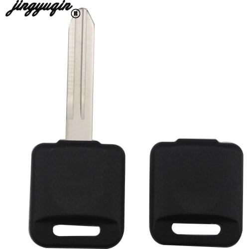 Jingyuqin Uncut Blade Transponder Chip Holder Car Key Shell Case Cover for Nissan Teana Versa Livina Sylphy Tiida Sunny March
