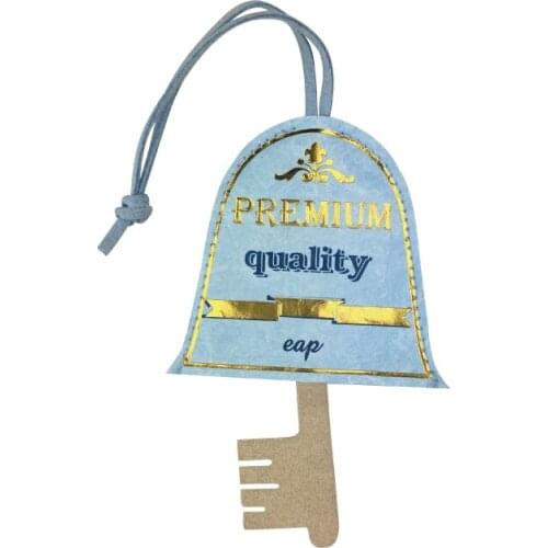 ECO-friendly Custom Swing Tags Gold Foil Hang Tag for Toiletries