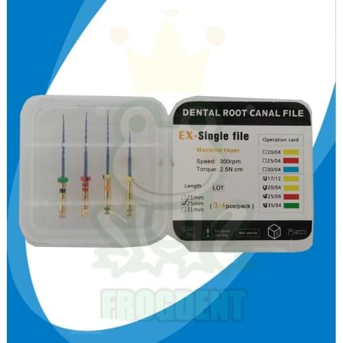 Endodontic treatment root canal instrument dental endo file rotary blue engine single file reciprocating/Endodontic motor file