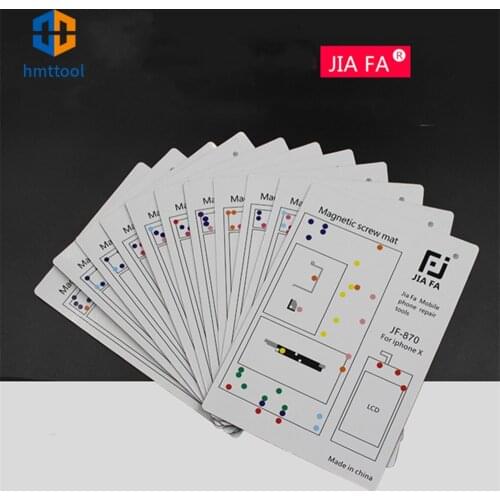 JF-870 Magnetic Phone Screw Map Project Memory Chart Mat Guide Dissemble For IPhone 4/4S/5/5S/6/6P/6S/6SP Repair Tools