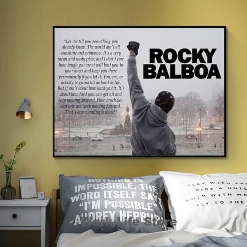 Black and White Quote Motivational Bodybuilding Posters and Print Canvas Painting Wall Art Picture for Living Room Cuadros Decor