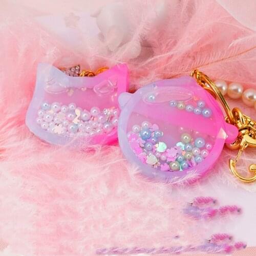 New Shaker Molds Quicksand Camer Global Drink Epoxy Resin Molds Silicone Mold Star Bear Key Chain Charm Craft Pendant Tools