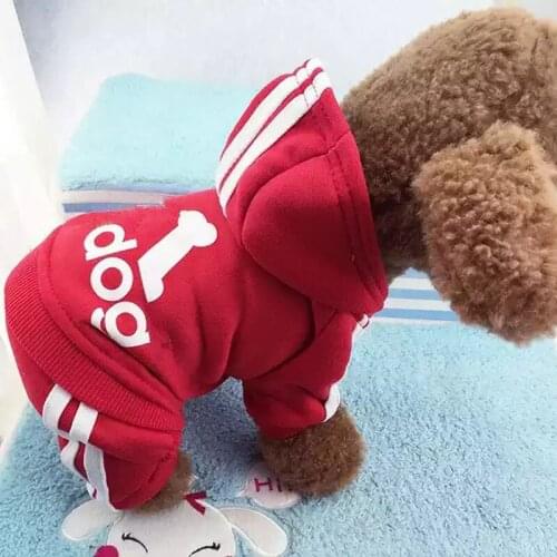 Pet Clothes for Small Dogs Puppy Hoodies Coat Winter Chihuahua French Bulldog Sweatshirt Dog Outfits Jacket four-legged Clothes