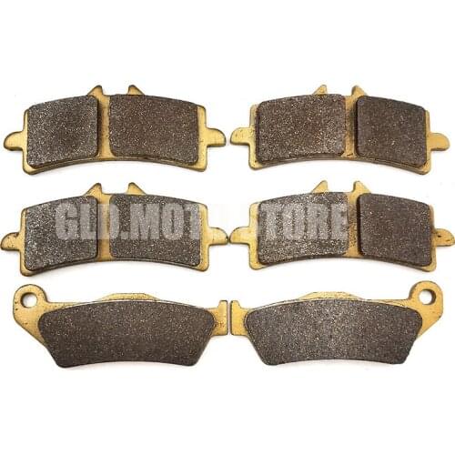 Motorcycle Front / Rear Brass Alloys Brake Pads For BMW HP2 Sport K29 2008-2011