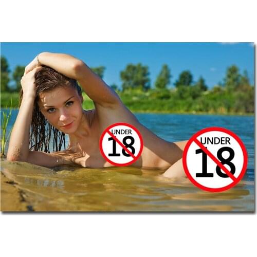 Sexy Young Girl Beautiful Model Photo Decorative Posters and Prints Canvas Painting Wall Art Picture For Living Room Decor