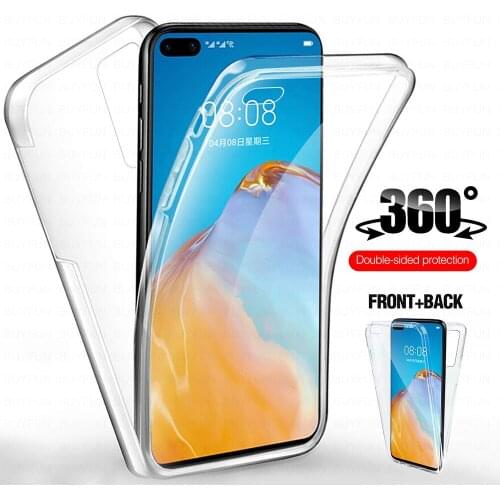 Luxury 360 Case Full Cover for Huawei P40 Pro Dual Side Back Cover For Huawei P30 Pro P20lite huawei p30lite P 40 Capa